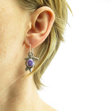 Load image into Gallery viewer, Small Turtle Earrings
