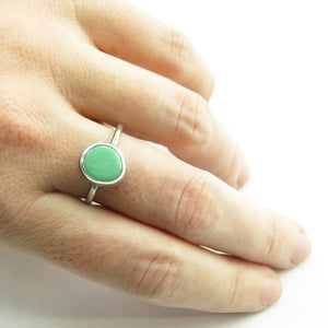 Light Green Classic Ring